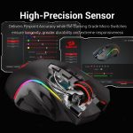 Redragon M602-KS GRIFFIN RGB Wireless Gaming Mouse - 8,000 DPI (Black)