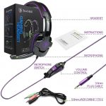 SADES SA930 Gaming Headset (Purple/Black)