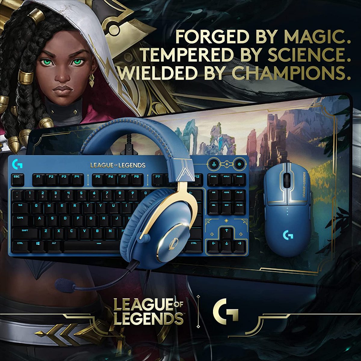 Logitech G PRO Mechanical Gaming Keyboard League of Legends Edition - GX Brown Switches