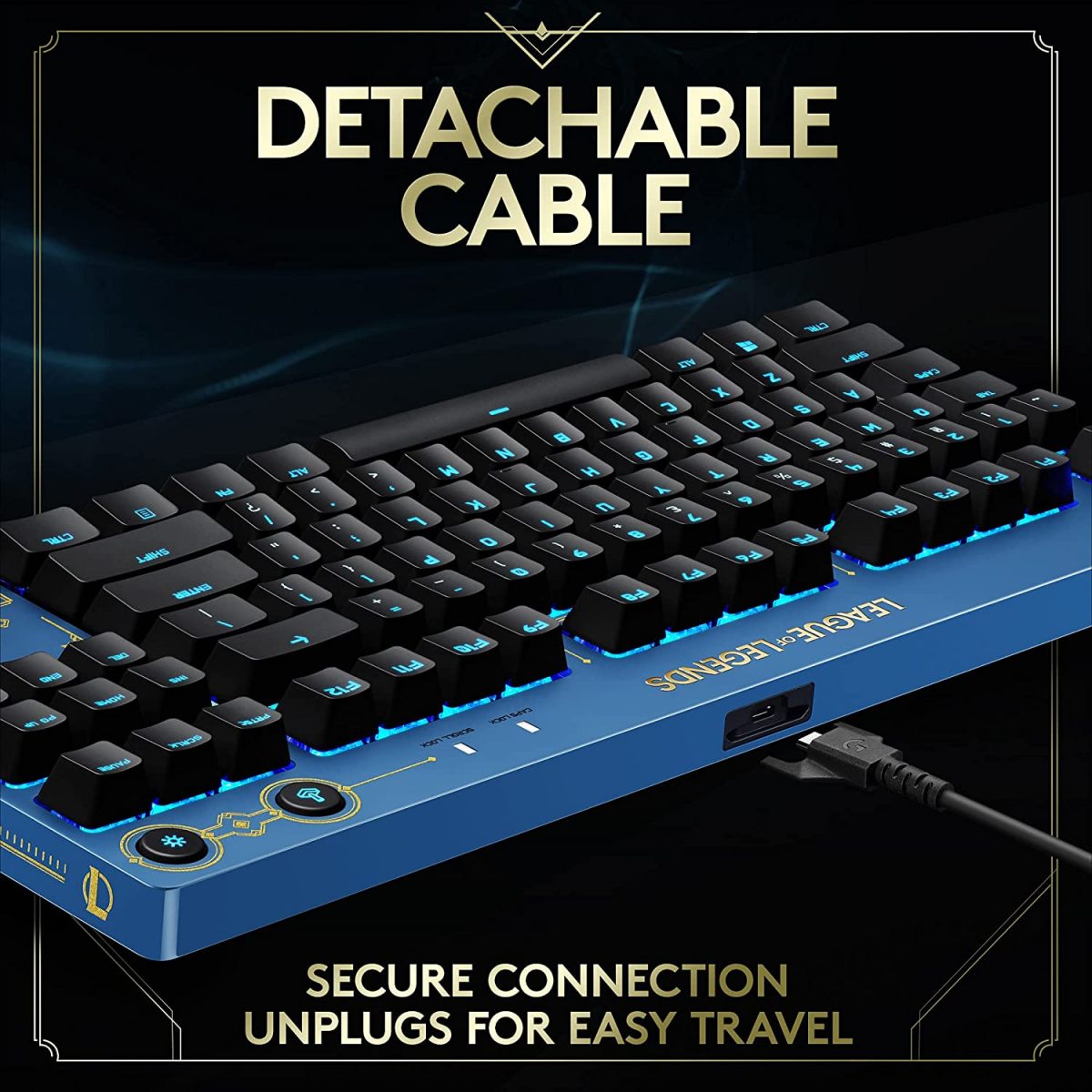 Logitech G PRO Mechanical Gaming Keyboard League of Legends Edition - GX Brown Switches