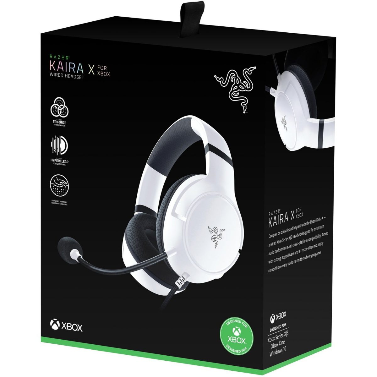 Razer Kaira X for XBOX Gaming Headset (White)