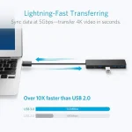 ANKER Ultra Slim 4-Port USB 3.0 Data Hub