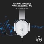 Razer Blackshark V2 X Gaming Headset - 7.1 Surround Sound (White)