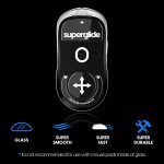 SUPERGLIDE Mouse Feet / Skates Made with Ultra Strong Flawless Glass For Logitech GPRO X SUPERLIGHT