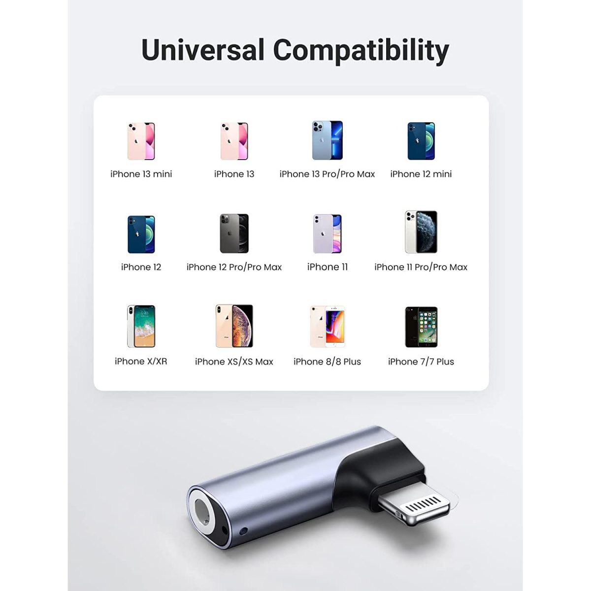 UGREEN Lightning to 3.5mm Audio Headphone Jack Adapter