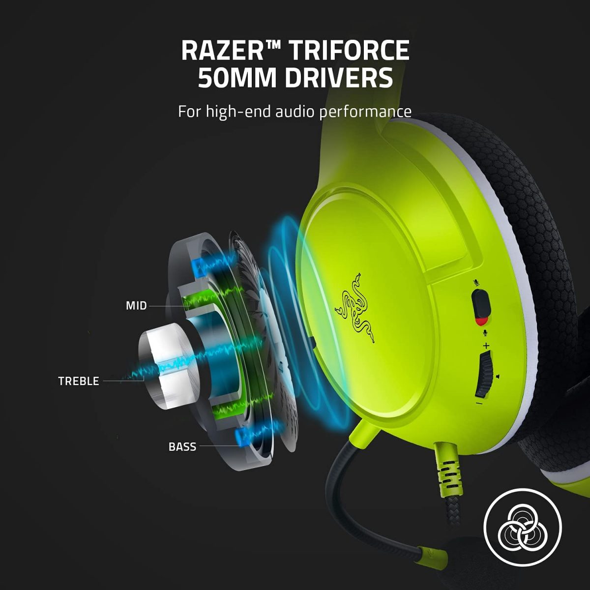 Razer Kaira X for XBOX Gaming Headset (Electric Volt)