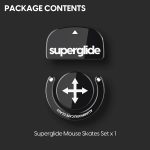 SUPERGLIDE Mouse Feet / Skates Made with Ultra Strong Flawless Glass For Logitech GPRO X SUPERLIGHT