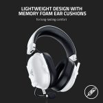 Razer Blackshark V2 X Gaming Headset - 7.1 Surround Sound (White)