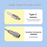 AJAZZ AL60 Mechanical Keyboard Aviator Cable Coiled Type C USB (White Pink)