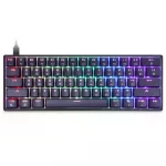 EPOMAKER SKYLOONG SK61 Mechanical Gaming Keyboard - Gateron Optical Yellow Switch (Black)