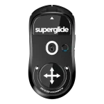 SUPERGLIDE Mouse Feet / Skates Made with Ultra Strong Flawless Glass For Logitech GPRO X SUPERLIGHT
