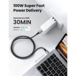 Ugreen 100W PD Fast Charging Cable USB-C to USB-C 2M 5A