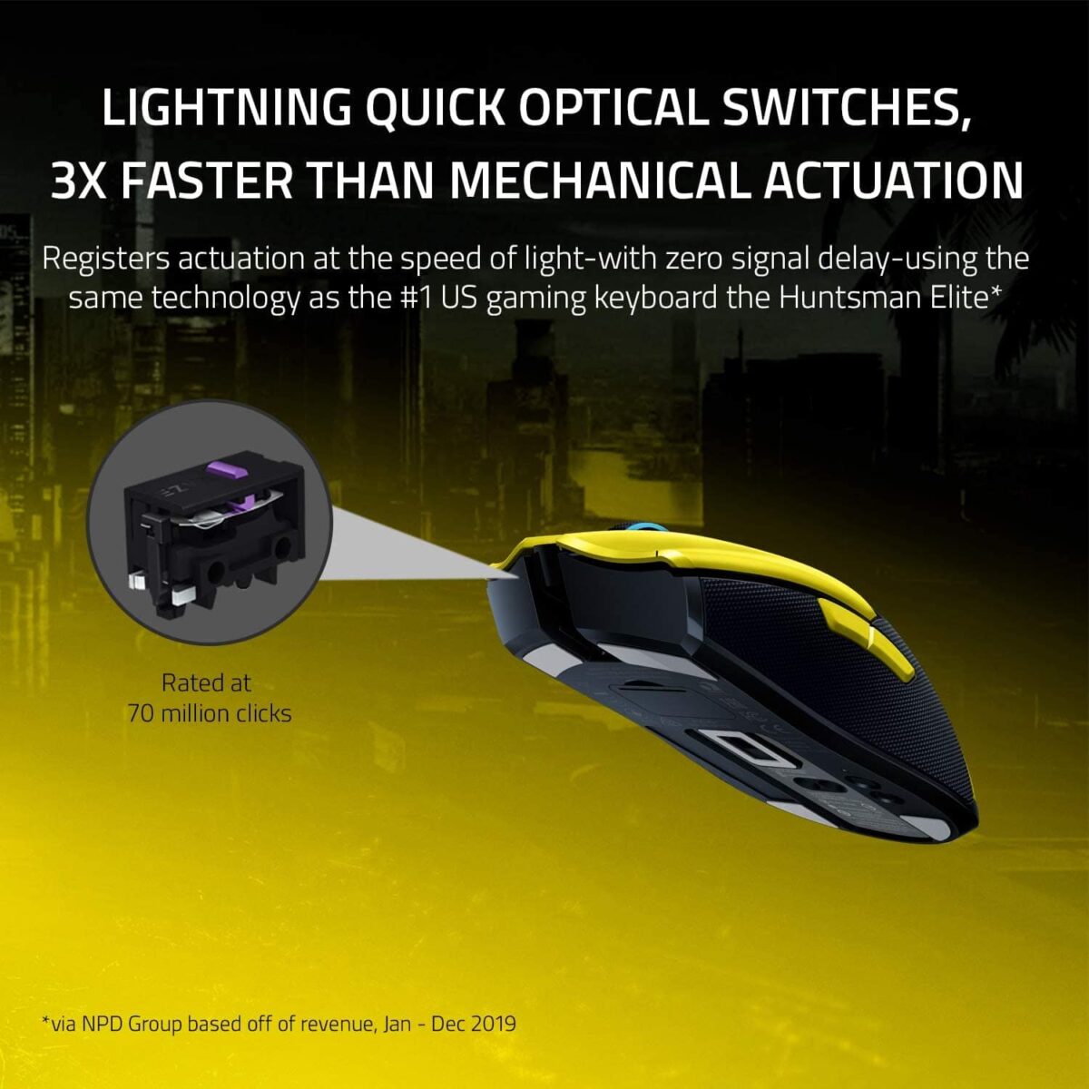 Razer Viper Ultimate Wireless Gaming Mouse + Charging Station (Cyberpunk 2077 Edition)