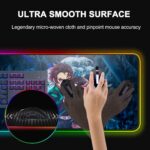 Demon Slayer RGB Gaming Mouse Pad - 80x30 CM
