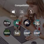 HUION INSPIROY Q11K V2 Wireless Graphics Drawing Tablet