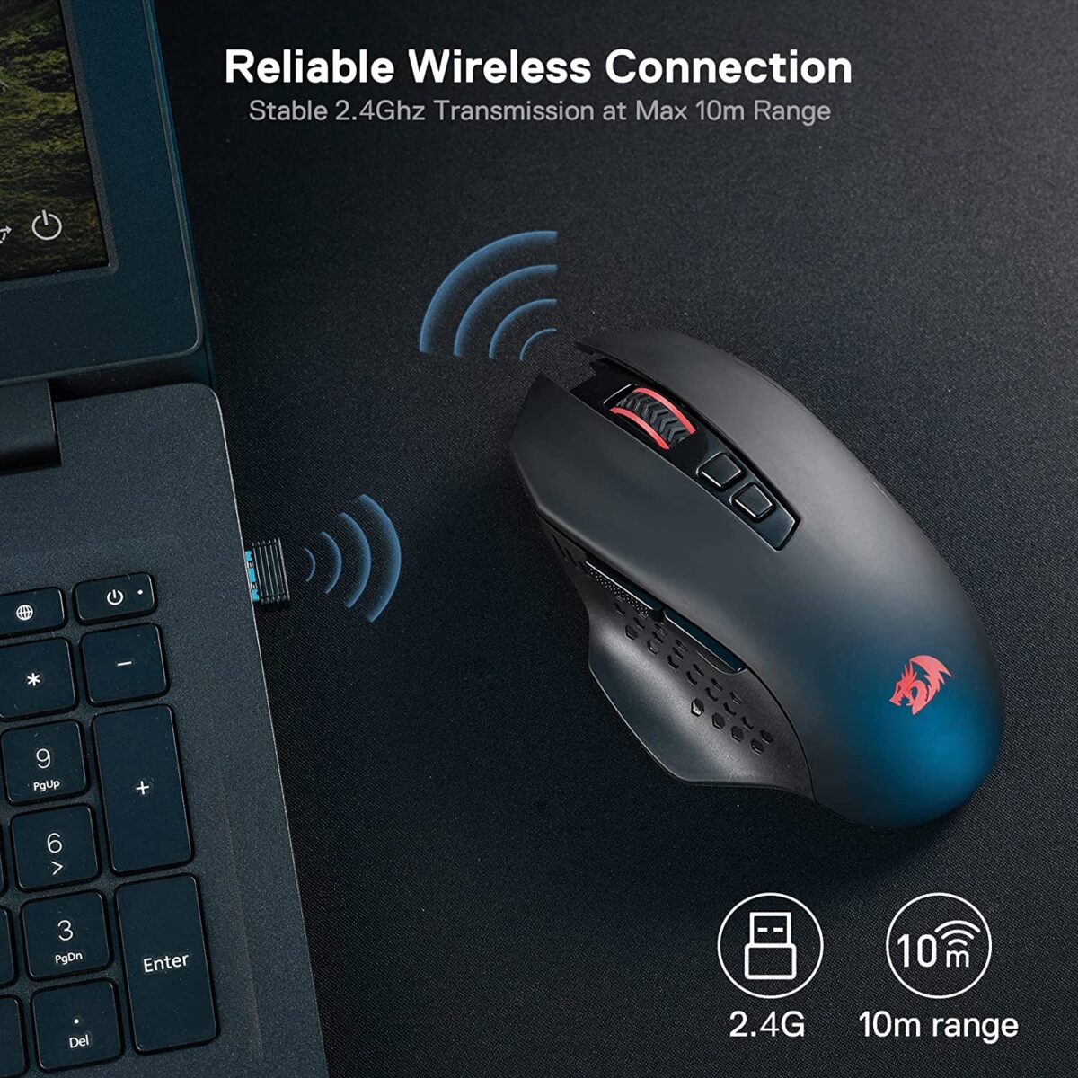 Redragon M656 Gainer Wireless Gaming Mouse