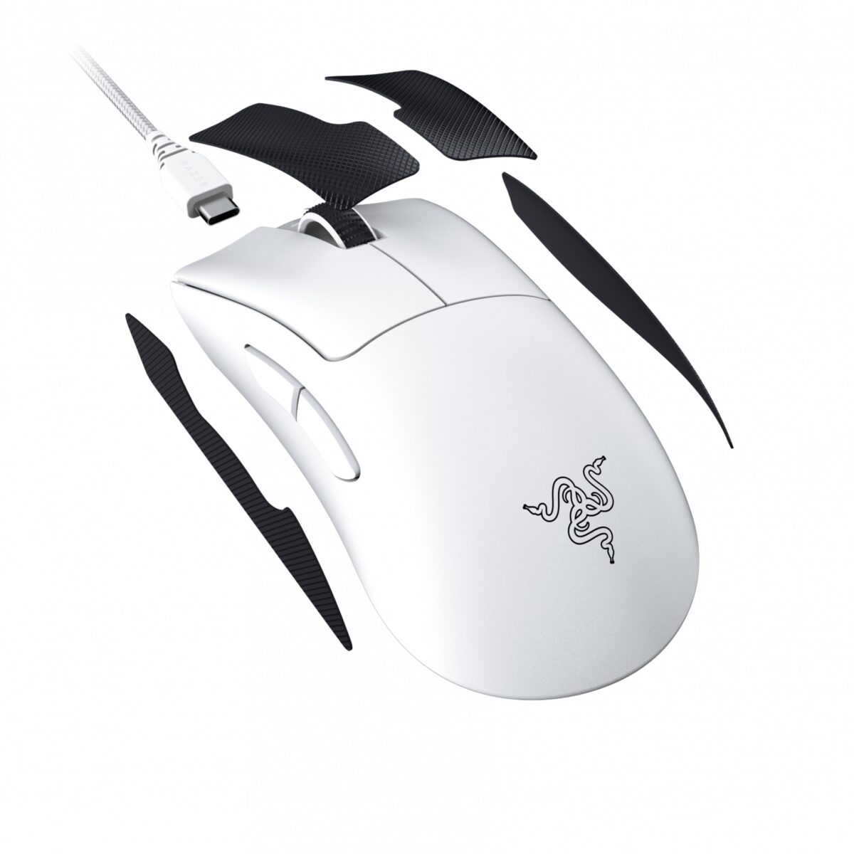 RAZER DEATHADDER V3 PRO Wireless Gaming Mouse (White)