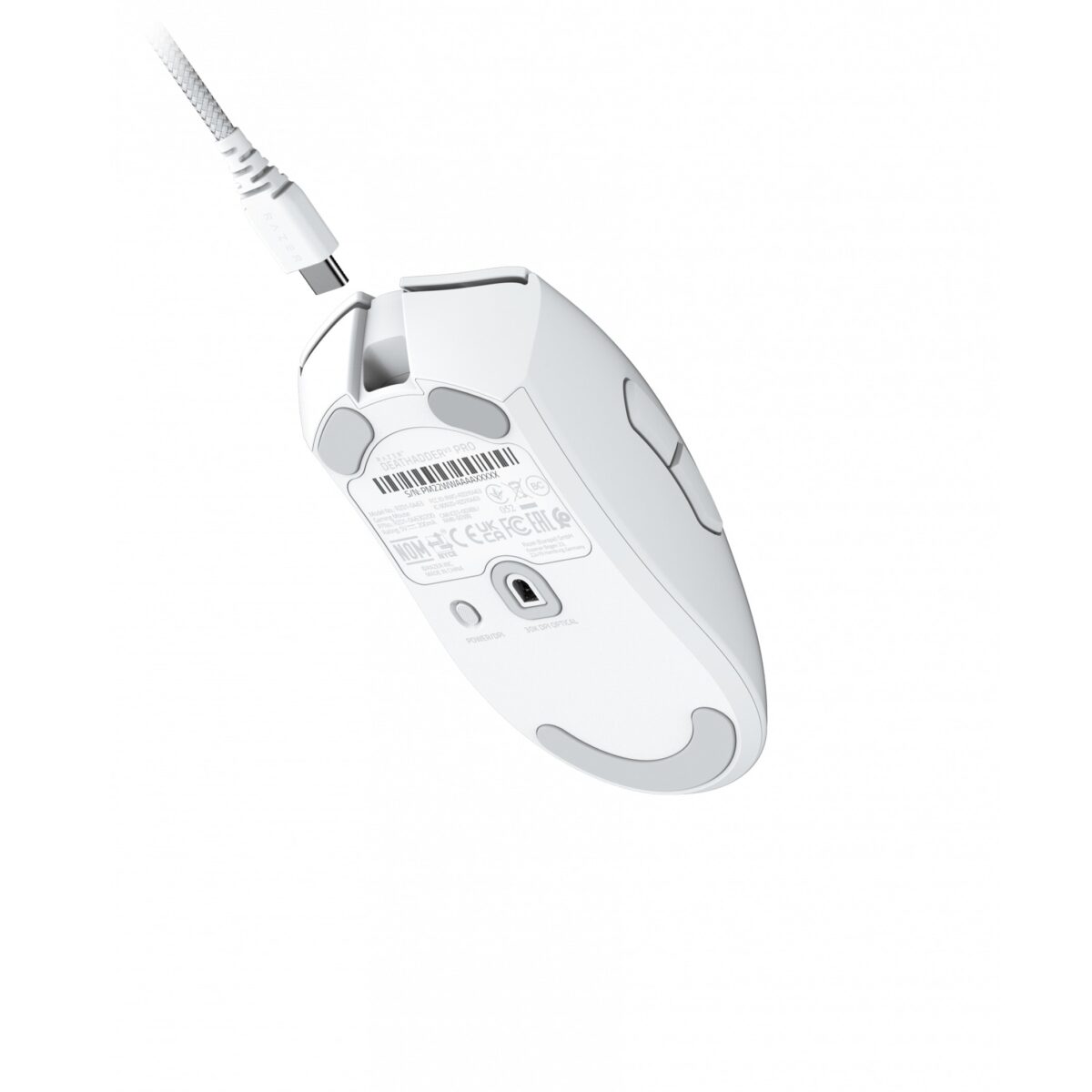 RAZER DEATHADDER V3 PRO Wireless Gaming Mouse (White)