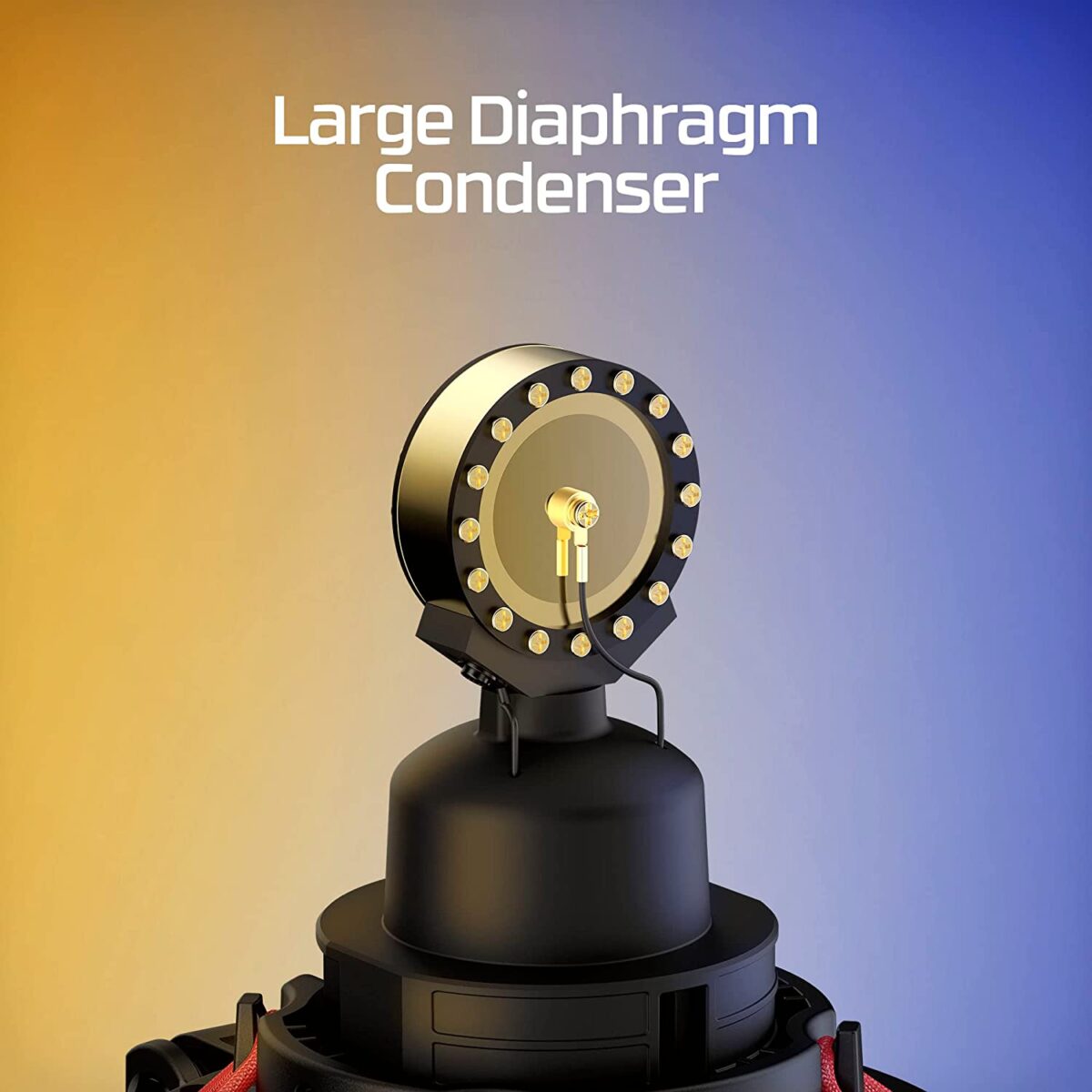 HyperX ProCast Microphone Large Diaphragm Condenser - XLR Connection
