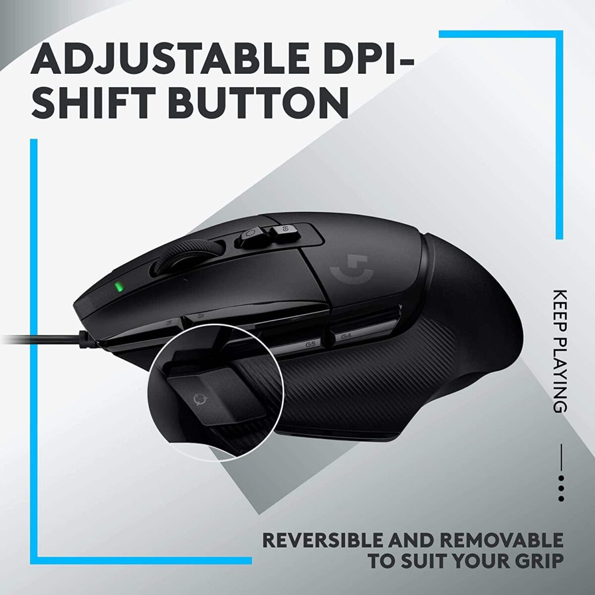 Logitech G502 X Gaming Mouse Hero Sensor 25K