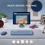 Logitech K380 For Mac Wireless & Bluetooth Multi-Device Keyboard (BlueBerry)