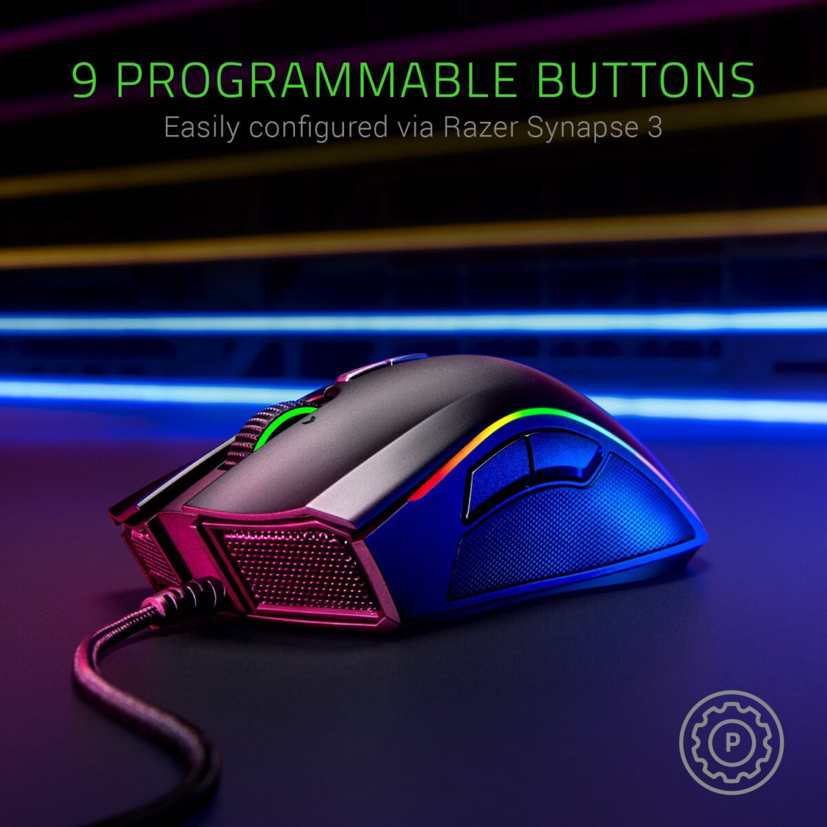 RAZER MAMBA ELITE - 16,000 DPI 5G Optical Sensor