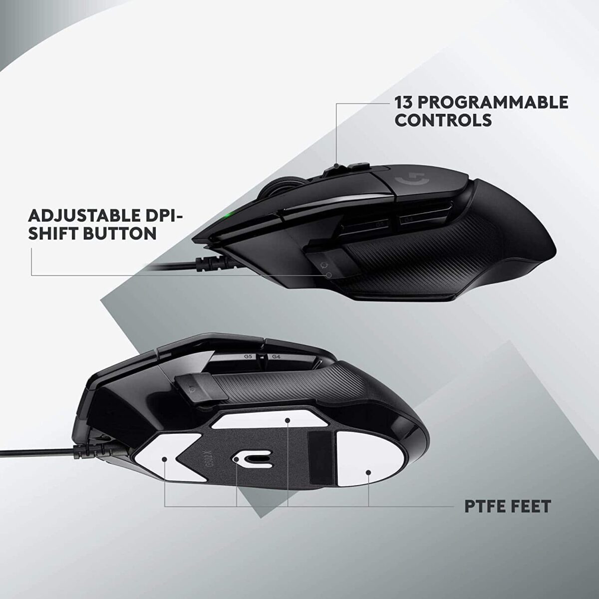 Logitech G502 X Gaming Mouse Hero Sensor 25K