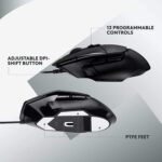 Logitech G502 X Gaming Mouse Hero Sensor 25K