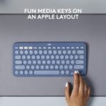 Logitech K380 For Mac Wireless & Bluetooth Multi-Device Keyboard (BlueBerry)