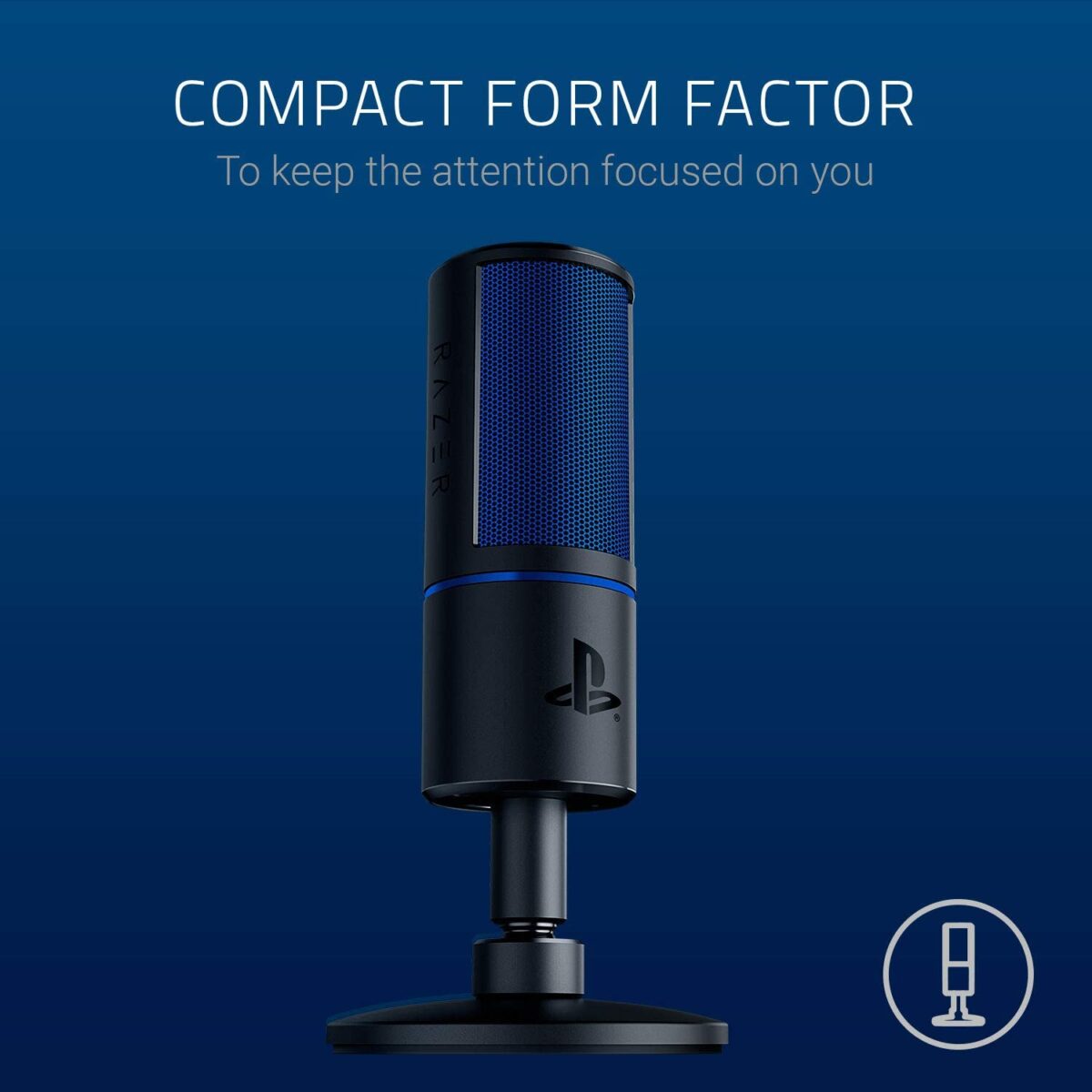 Razer Seiren X PS4 USB Streaming Condenser Microphone