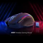 Redragon M991 RGB ENLIGHTENMENT Wireless / Wired Gaming Mouse - 19,000 DPI