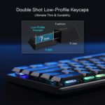Redragon K614 Anivia RGB Mechanical Gaming Keyboard - Low Profile Red Switch (Black)