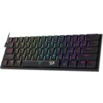 Redragon K614 Anivia RGB Mechanical Gaming Keyboard - Low Profile Red Switch (Black)