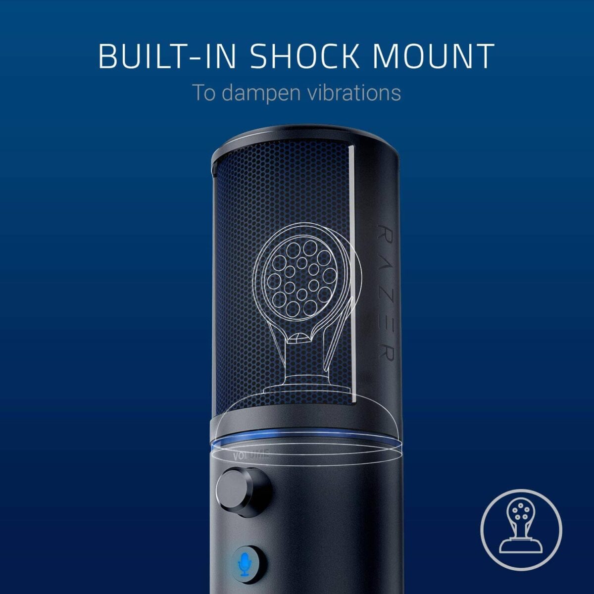 Razer Seiren X PS4 USB Streaming Condenser Microphone