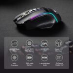 Redragon M991 RGB ENLIGHTENMENT Wireless / Wired Gaming Mouse - 19,000 DPI