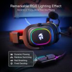 Redragon H510 RGB Zeus X USB Gaming Headset - 7.1 Surround Sound (Black)