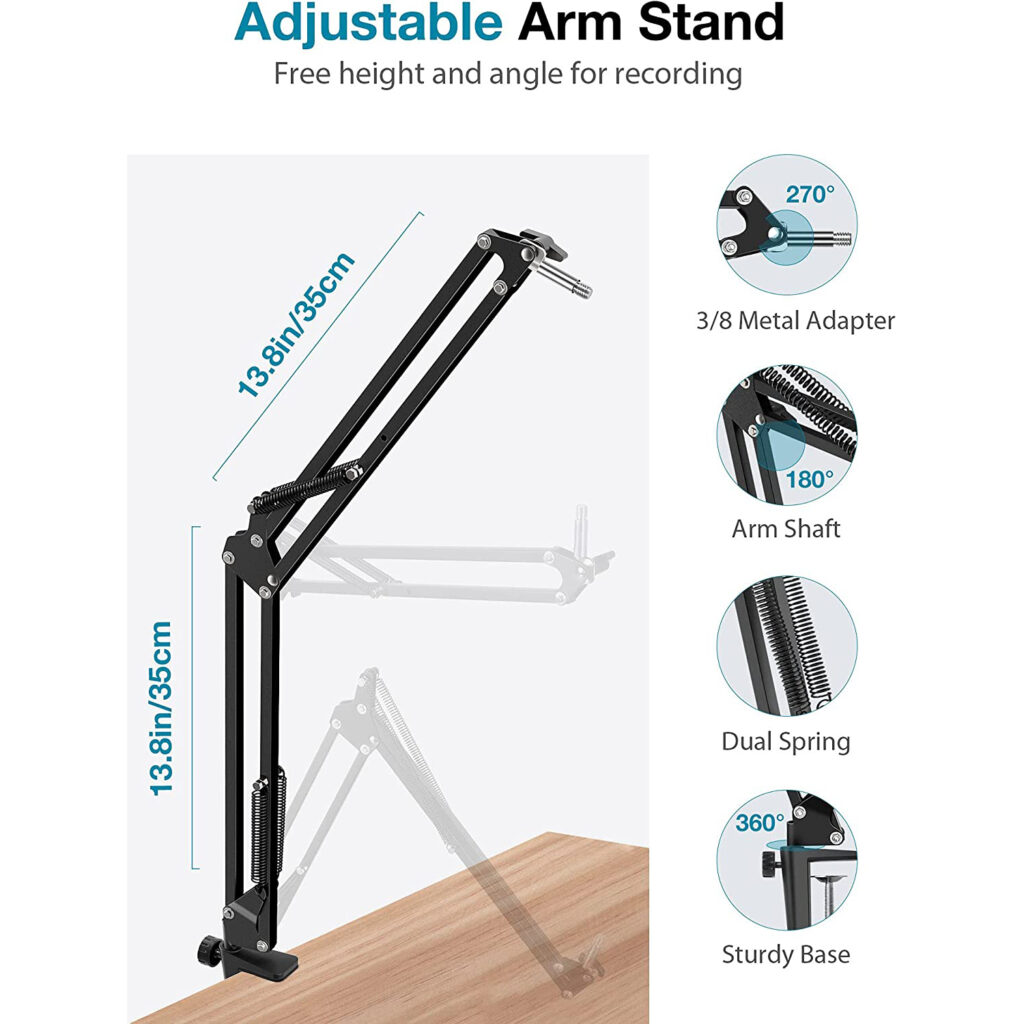 Microphone Stand Boom Arm
