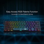 Redragon K614 Anivia RGB Mechanical Gaming Keyboard - Low Profile Red Switch (Black)