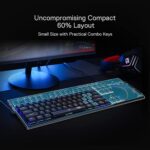 Redragon K614 Anivia RGB Mechanical Gaming Keyboard - Low Profile Red Switch (Black)