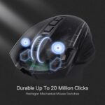 Redragon M991 RGB ENLIGHTENMENT Wireless / Wired Gaming Mouse - 19,000 DPI