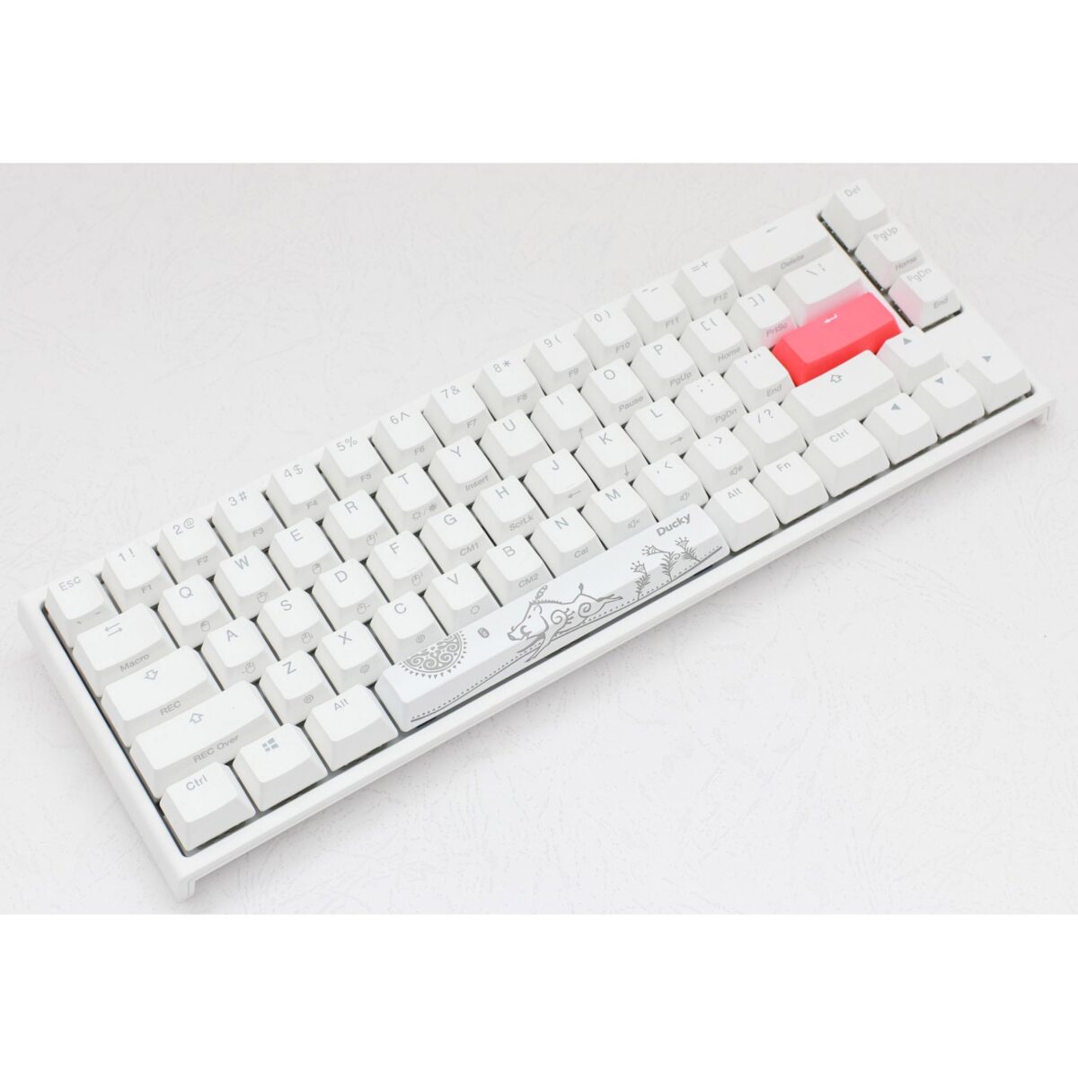 Ducky One 2 SF RGB 65% Gaming Mechanical Keyboard - Cherry MX Blue Switches (Pure White)