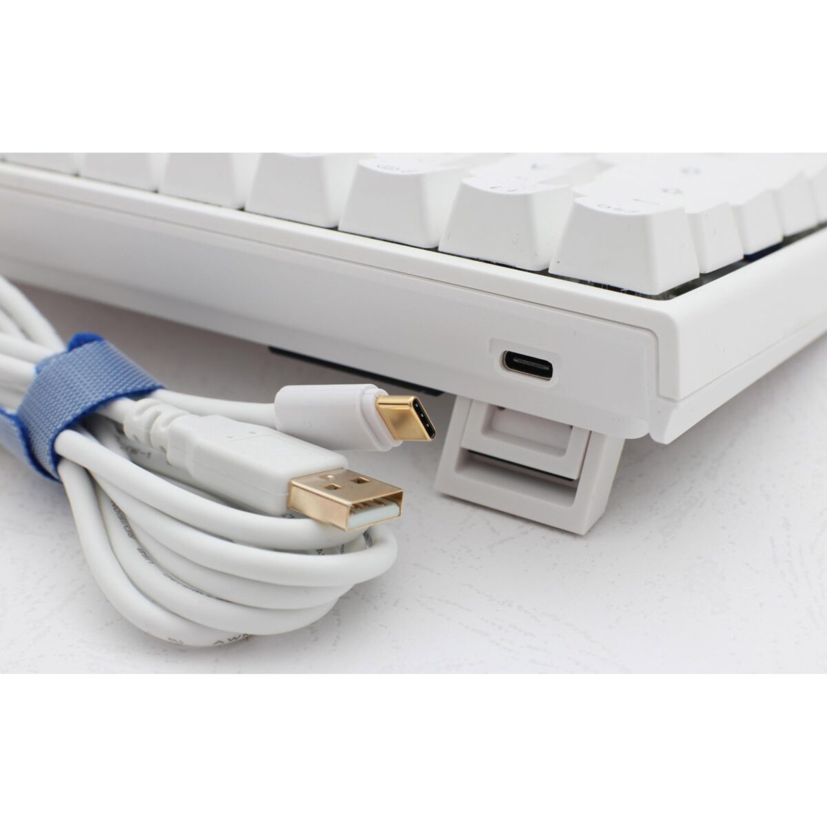 Ducky One 2 SF RGB 65% Gaming Mechanical Keyboard - Cherry MX Blue Switches (Pure White)