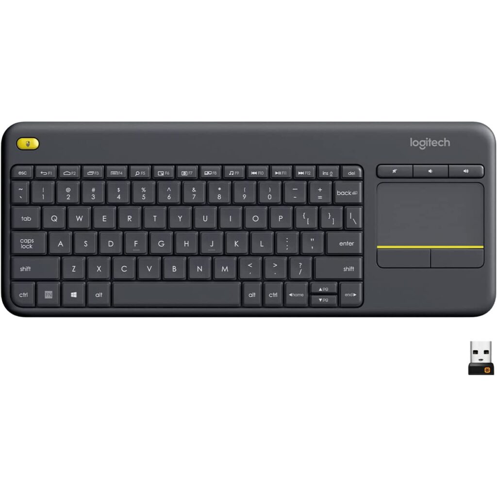 Logitech K400 Plus Wireless Touch TV Keyboard
