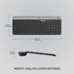 LOGITECH K580 SLIM MULTI-DEVICE WIRELESS KEYBOARD (Arabic)