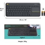 Logitech K400 Plus Wireless Touch TV Keyboard