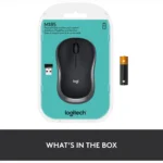Logitech M185 Wireless Mouse (Grey)