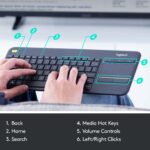 Logitech K400 Plus Wireless Touch TV Keyboard