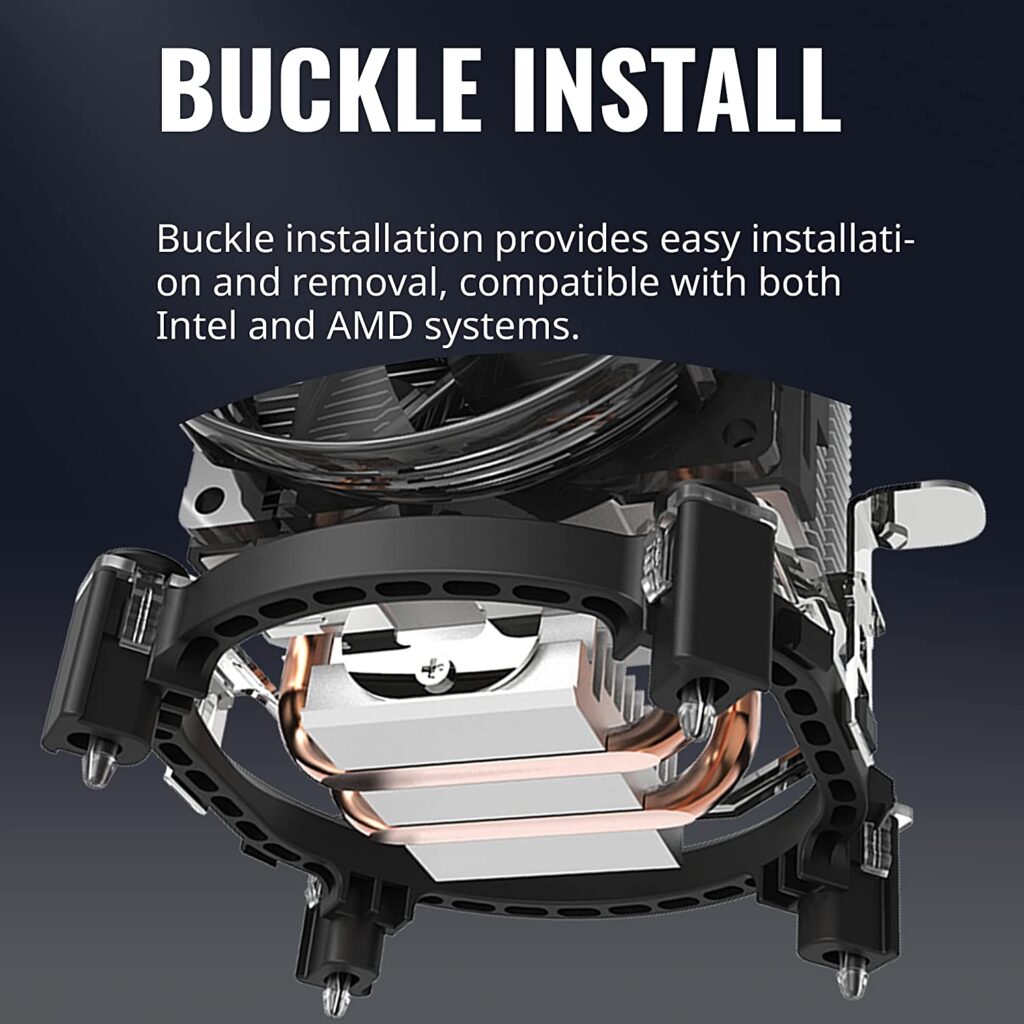 Cooler Master Hyper T20 Compact CPU Air Cooler - AMD Ryzen AM4, Intel LGA1200/1151