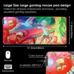 Rick and Morty 2 RGB Gaming Mouse Pad - 80x30 CM