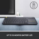 Logitech K400 Plus Wireless Touch TV Keyboard